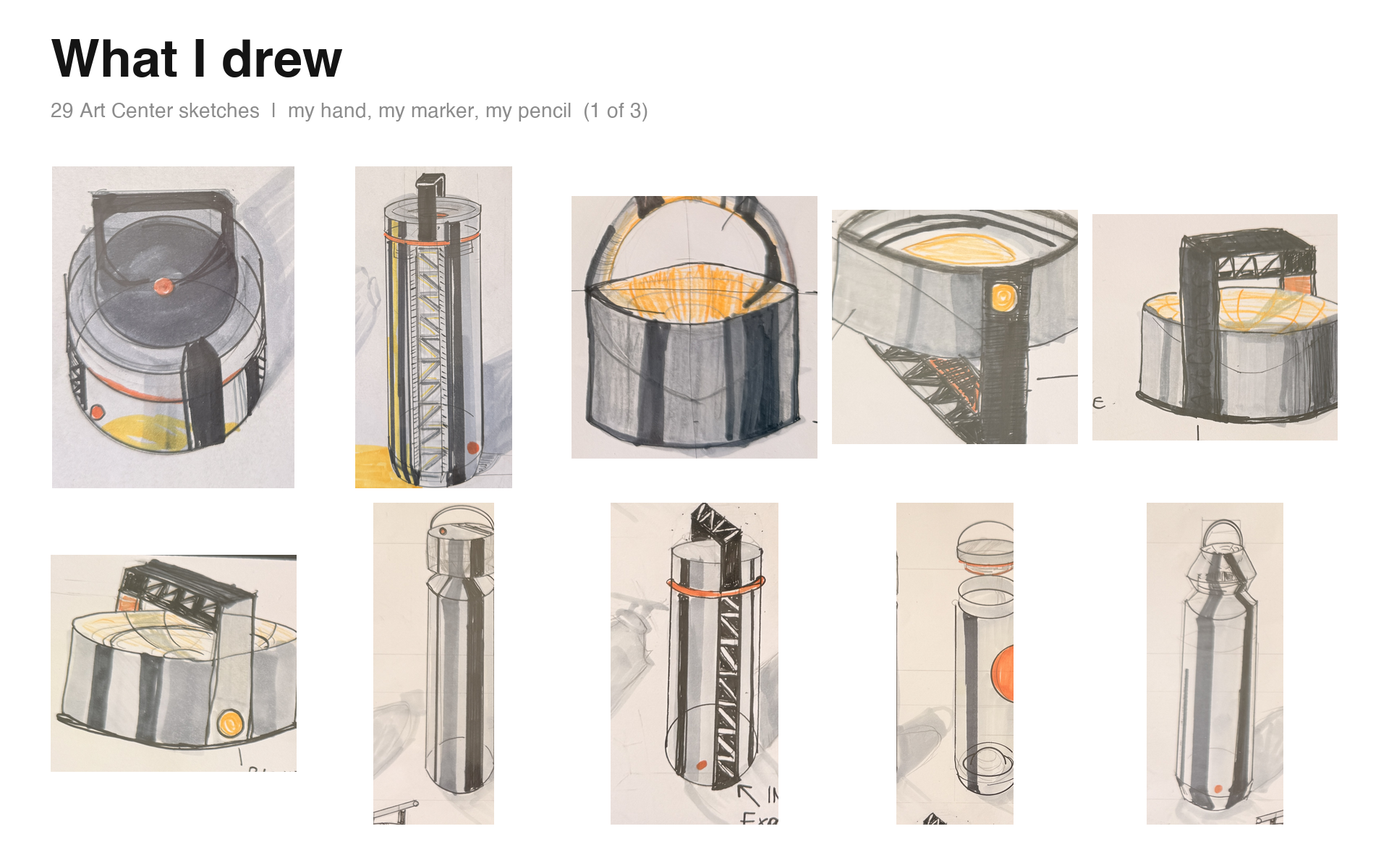 Slide 3: Sketches A