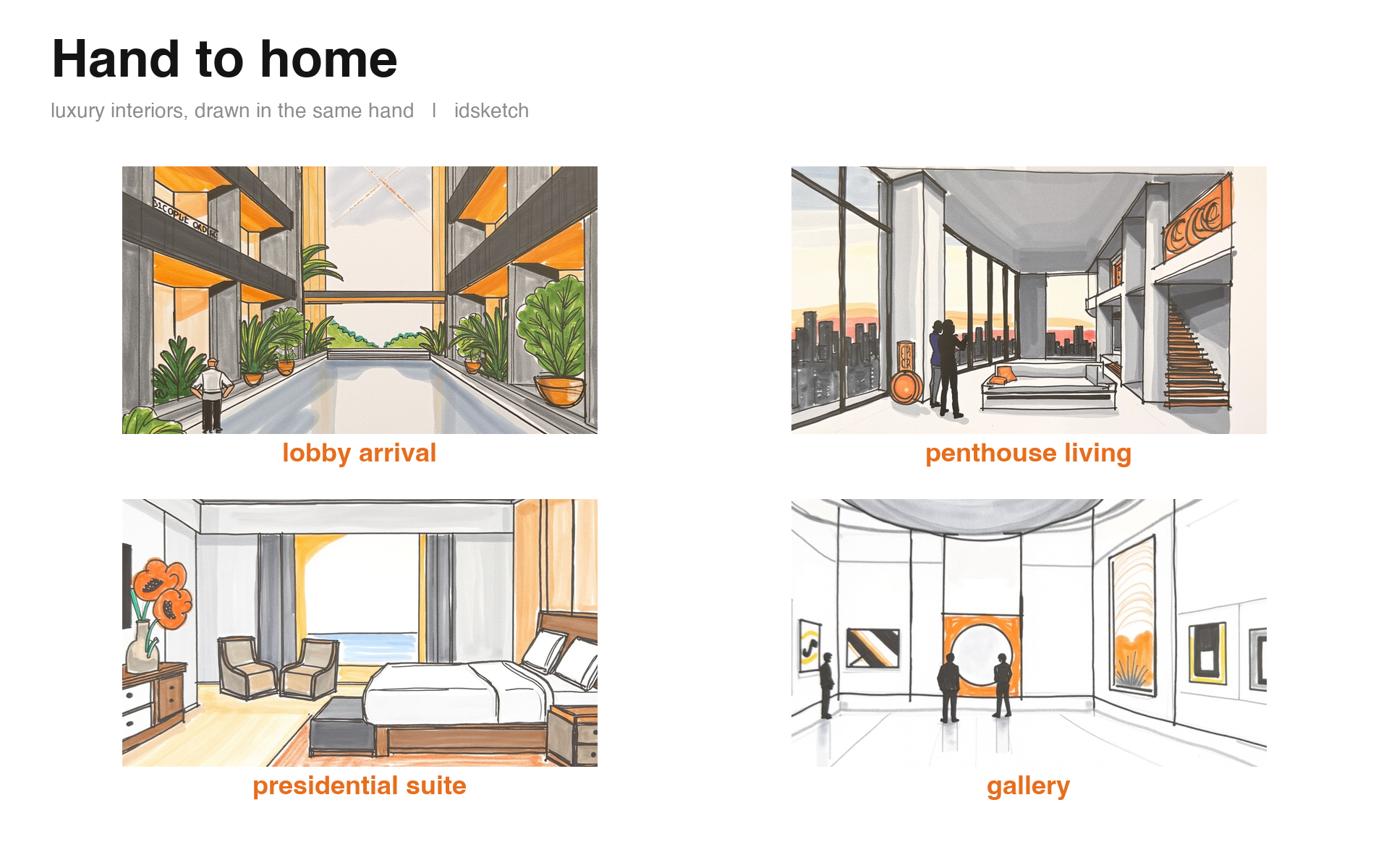 Slide 12: Hand to home